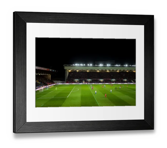 Framed Print : Remembrance Day Tribute: Minutes of Silence at Bristol City vs. Brighton & Hove Albion (November 5, 2016)