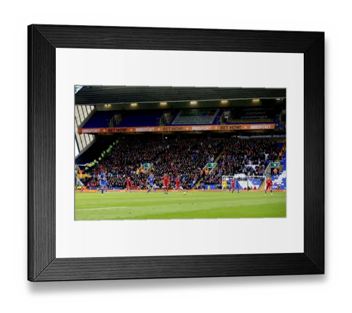 Framed Print : Bristol City vs. Birmingham City: A Football Rivalry Ignites at St. Andrews Stadium (November 2016)