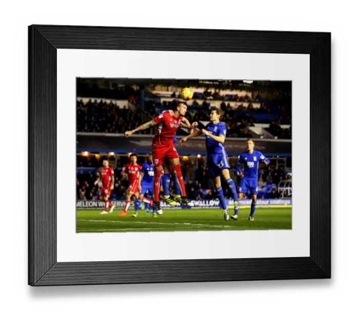 Framed Print : Aden Flint's Head-Flick: Birmingham City vs. Bristol City, 2016 Framed Print : Aden Flint's Head-Flick: Birmingham City vs. Bristol City, 2016
