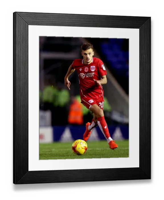 Framed Print : Jamie Paterson Charges Forward: Birmingham City vs. Bristol City, 2016 Framed Print : Jamie Paterson Charges Forward: Birmingham City vs. Bristol City, 2016