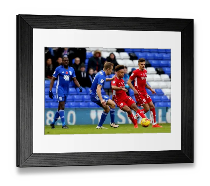 Framed Print : Bobby Reid in Action: Championship Showdown at St. Andrews Stadium (November 2016)