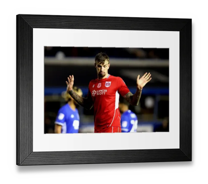 Framed Print : Aden Flint on High Alert: Birmingham City vs. Bristol City, 2016 Framed Print : Aden Flint on High Alert: Birmingham City vs. Bristol City, 2016