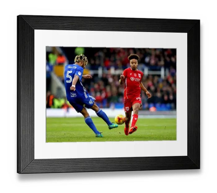 Framed Print : Birmingham City vs. Bristol City Clash at St. Andrews Stadium, Sky Bet Championship (November 2016)