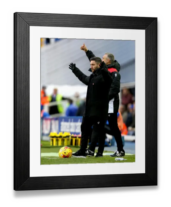Framed Print : Johnson's Charge: Bristol City vs Birmingham City in 2016 Championship Showdown Framed Print : Johnson's Charge: Bristol City vs Birmingham City in 2016 Championship Showdown