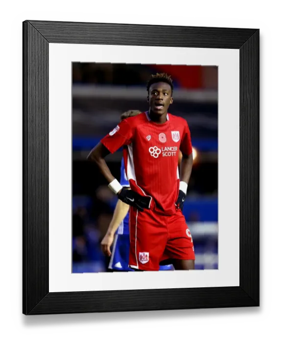 Framed Print : Tammy Abraham in Action: Sky Bet Championship Showdown - Birmingham City vs. Bristol City, 2016 Framed Print : Tammy Abraham in Action: Sky Bet Championship Showdown - Birmingham City vs. Bristol City, 2016