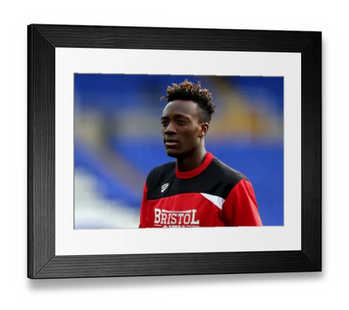 Framed Print : Tammy Abraham in Action: Birmingham City vs. Bristol City, 2016