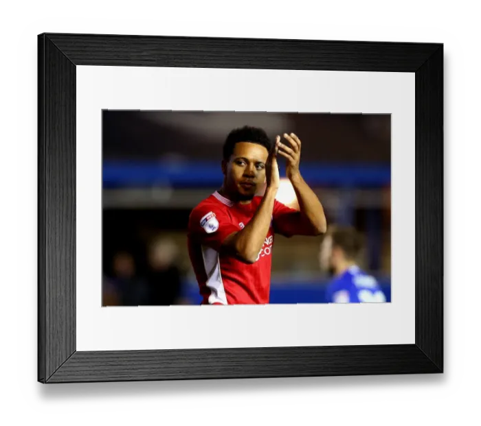 Framed Print : Korey Smith of Bristol City in Action Against Birmingham City, 2016