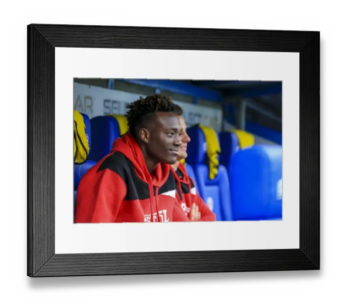 Framed Print : Tammy Abraham in Action: Sky Bet Championship Showdown at Reading (November 2016)