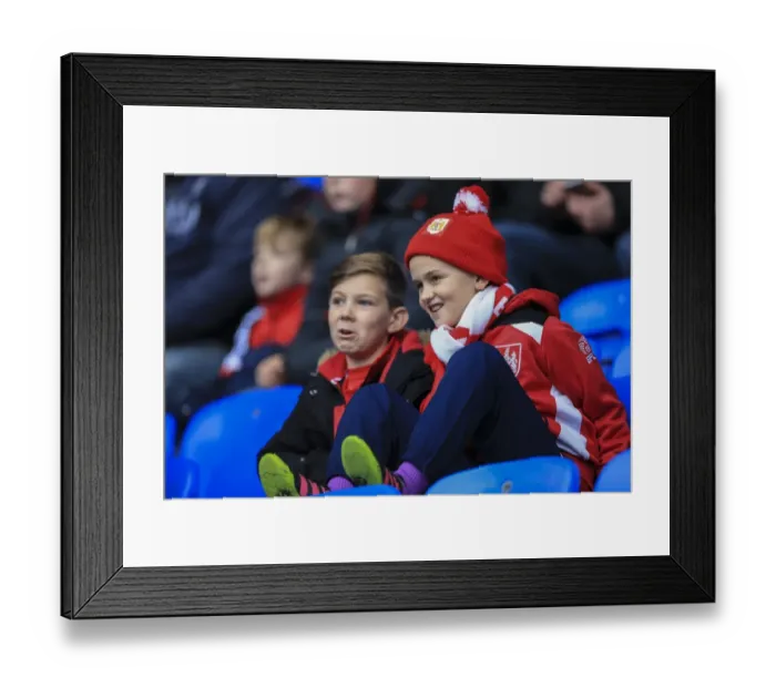 Framed Print : Bristol City Fans Unwavering Passion at Madejski Stadium during Sky Bet Championship Match