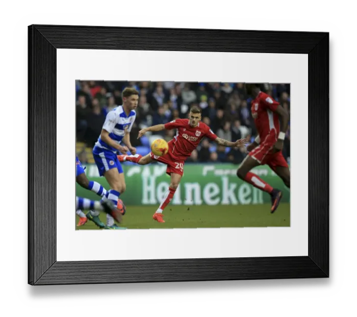 Framed Print : Jamie Paterson Blocked Shot: Reading vs. Bristol City Championship Clash, 2016 Framed Print : Jamie Paterson Blocked Shot: Reading vs. Bristol City Championship Clash, 2016