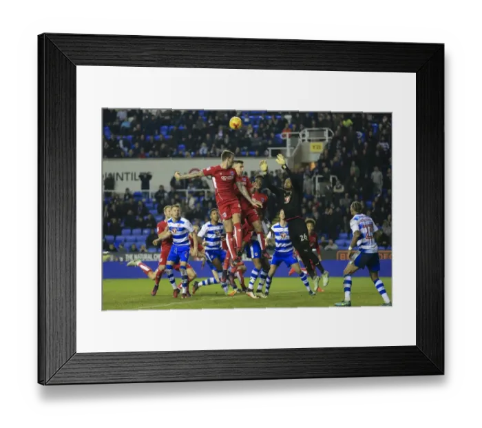 Framed Print : Last-Minute Drama: Al-Habsi Saves the Day for Reading against Bristol City