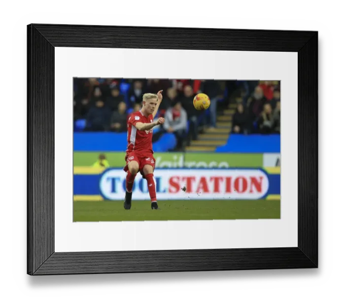 Framed Print : Hordur Magnusson Passes the Ball for Bristol City against Reading, November 2016 Framed Print : Hordur Magnusson Passes the Ball for Bristol City against Reading, November 2016