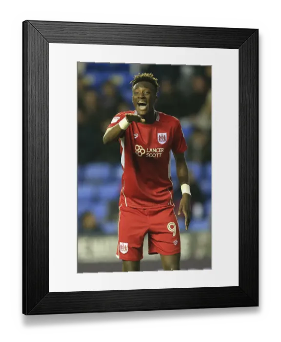 Framed Print : Tammy Abraham in Action: Championship Showdown between Reading and Bristol City (November 2016) Framed Print : Tammy Abraham in Action: Championship Showdown between Reading and Bristol City (November 2016)