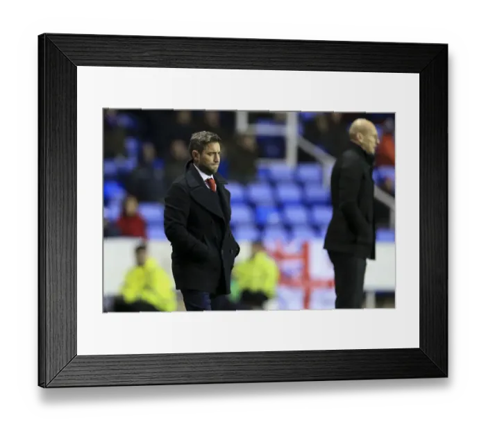 Framed Print : Lee Johnson Leads Bristol City at Reading: Sky Bet Championship 2016 Framed Print : Lee Johnson Leads Bristol City at Reading: Sky Bet Championship 2016