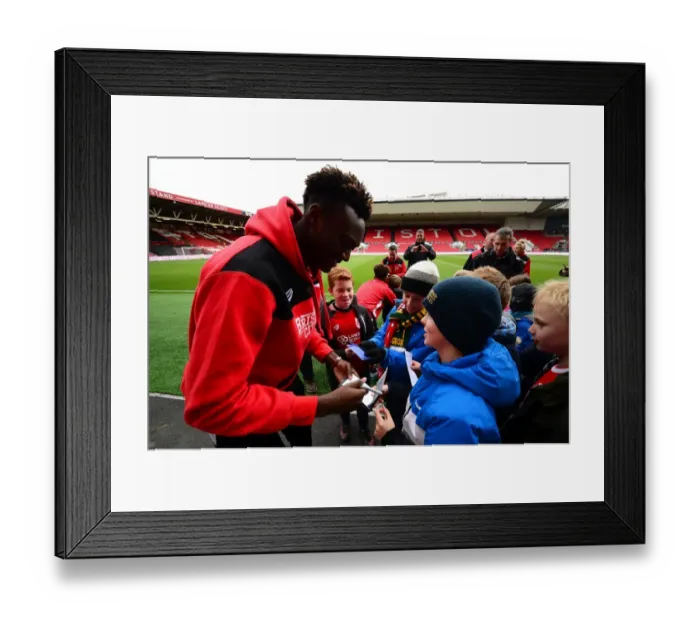 Framed Print : Tammy Abraham of Bristol City Greets Young Fans with Autographs at Ashton Gate, 2016 Framed Print : Tammy Abraham of Bristol City Greets Young Fans with Autographs at Ashton Gate, 2016