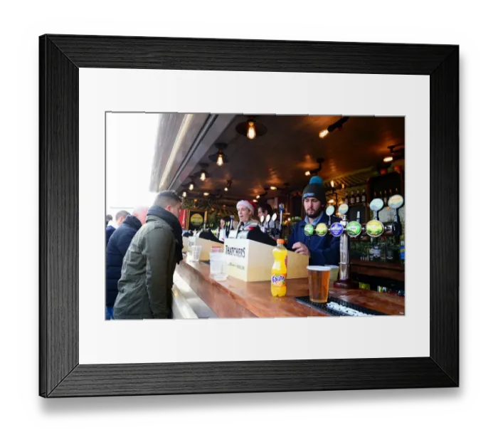 Framed Print : Bristol City vs Ipswich Town: Thatchers in the Fan Village - Sky Bet Championship (December 3, 2016) - Ashton Gate, Bristol