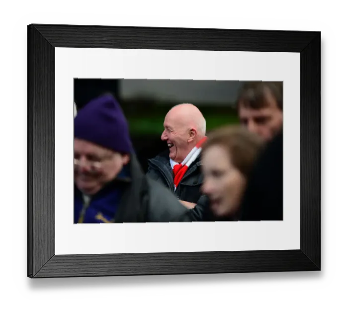 Framed Print : Bristol City Fans Gather in Ashton Gate Fan Village Ahead of Championship Clash with Ipswich Town