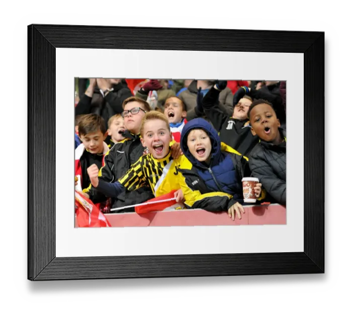 Framed Print : Bristol City Fans Go Wild: Luke Freeman's Goal vs Ipswich Town (03 / 12 / 2016)