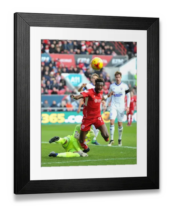 Framed Print : Bristol City vs Ipswich Town: Tammy Abraham Foul by Bartosz Bialkowski