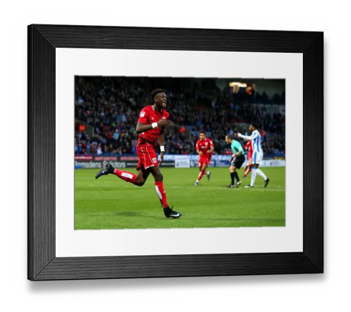 Framed Print : Tammy Abraham's Game-Changing Equalizer: Huddersfield Town vs. Bristol City, Sky Bet Championship (December 10, 2016)