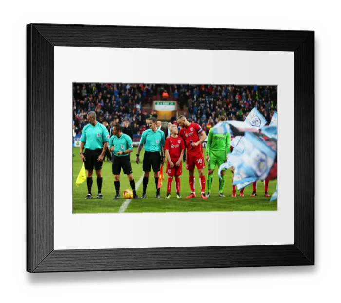 Framed Print : Bristol City at Huddersfield Town: A Football Showdown