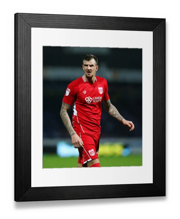 Framed Print : Aden Flint of Bristol City in Action Against Huddersfield Town, 2016 Framed Print : Aden Flint of Bristol City in Action Against Huddersfield Town, 2016