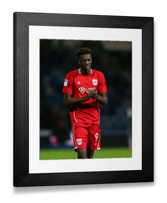 Framed Print : Tammy Abraham in Action: Huddersfield Town vs. Bristol City Championship Clash (December 2016) Framed Print : Tammy Abraham in Action: Huddersfield Town vs. Bristol City Championship Clash (December 2016)
