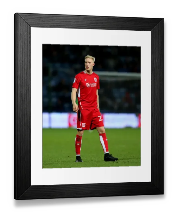 Framed Print : Hordur Magnusson of Bristol City in Action against Huddersfield Town, Sky Bet Championship (December 2016)