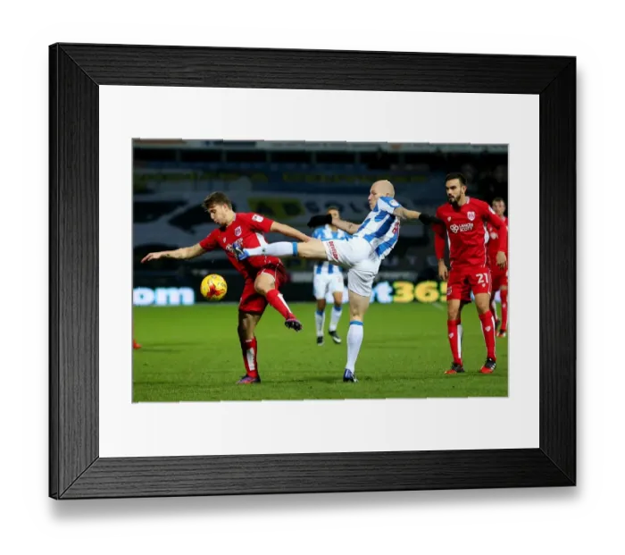 Framed Print : Huddersfield's Aaron Mooy Challenges Luke Freeman in Intense Sky Bet Championship Clash Framed Print : Huddersfield's Aaron Mooy Challenges Luke Freeman in Intense Sky Bet Championship Clash