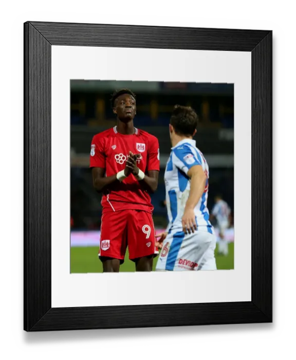 Framed Print : Tammy Abraham's Disappointed Expression: Huddersfield Town 1-2 Bristol City (December 10, 2016) Framed Print : Tammy Abraham's Disappointed Expression: Huddersfield Town 1-2 Bristol City (December 10, 2016)
