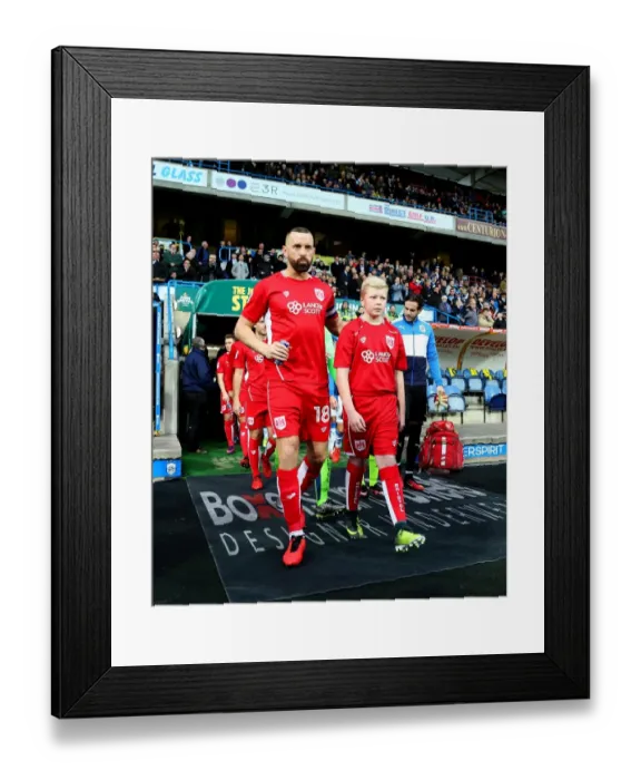 Framed Print : Championship Showdown: Huddersfield Town vs. Bristol City at The John Smiths Stadium (December 2016) - Mandatory Credit: Matt McNulty / JMP