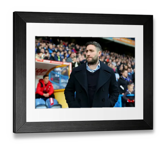 Framed Print : Johnson Leads Bristol City at Huddersfield Town (10.12.16)