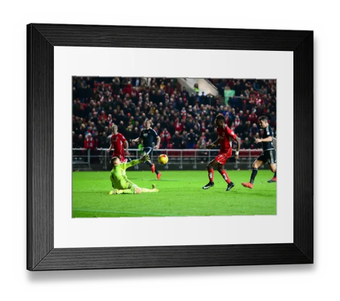 Framed Print : Tammy Abraham's Powerful Shot: Bristol City vs. Brentford, Sky Bet Championship (December 13, 2016) Framed Print : Tammy Abraham's Powerful Shot: Bristol City vs. Brentford, Sky Bet Championship (December 13, 2016)