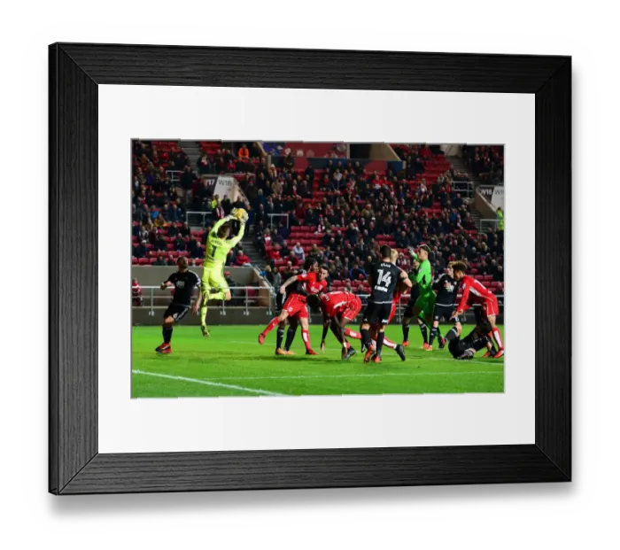 Framed Print : Bentley Saves: Ivan Lucic's Corner Thwarted by Brentford Goalkeeper Framed Print : Bentley Saves: Ivan Lucic's Corner Thwarted by Brentford Goalkeeper