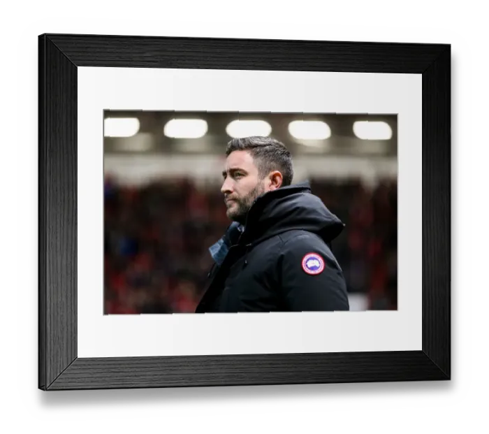Framed Print : Bristol City Manager Lee Johnson's Intense Focus During Championship Match vs Brentford at Ashton Gate Stadium Framed Print : Bristol City Manager Lee Johnson's Intense Focus During Championship Match vs Brentford at Ashton Gate Stadium