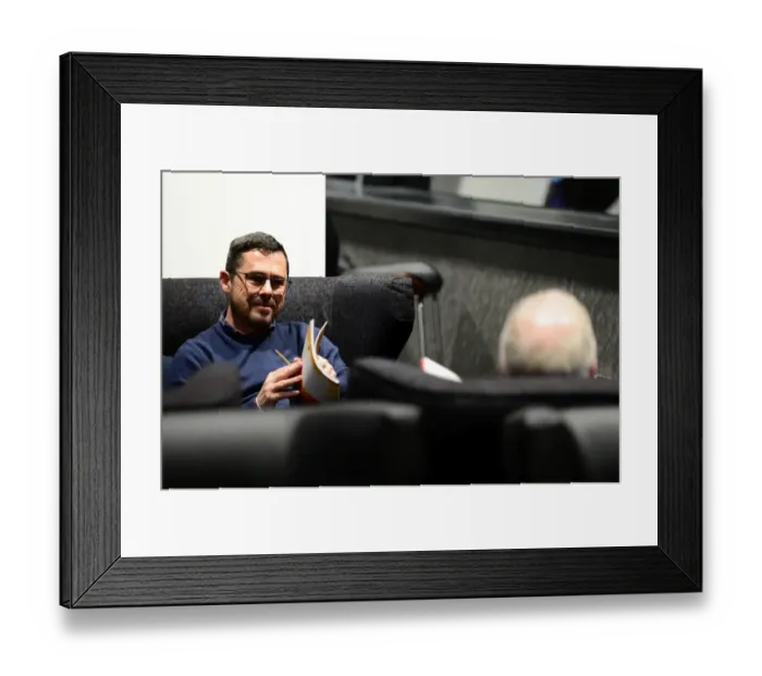 Framed Print : Uniting Fans at Ashton Gate: Pre-Game Camaraderie Before the Bristol City vs Brentford Showdown, Sky Bet Championship