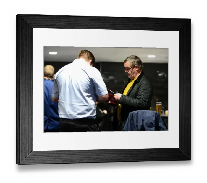 Framed Print : Fans Unite at Lansdown Club Ahead of Ashton Gate Showdown: Bristol City vs Brentford, Sky Bet Championship Framed Print : Fans Unite at Lansdown Club Ahead of Ashton Gate Showdown: Bristol City vs Brentford, Sky Bet Championship