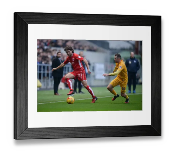 Framed Print : Adam Matthews in Action: Bristol City vs Preston North End, Sky Bet Championship Framed Print : Adam Matthews in Action: Bristol City vs Preston North End, Sky Bet Championship
