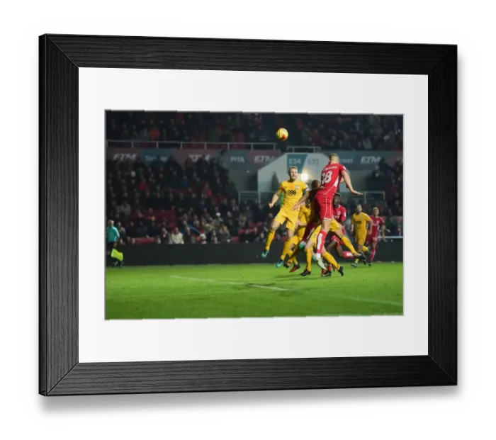 Framed Print : Bristol City's Aaron Wilbraham Scores the Winning Goal Against Preston North End (17 / 12 / 2016) Framed Print : Bristol City's Aaron Wilbraham Scores the Winning Goal Against Preston North End (17 / 12 / 2016)