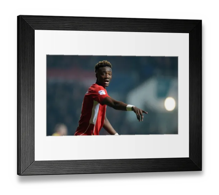 Framed Print : Tammy Abraham in Action: Bristol City vs Preston North End, Sky Bet Championship (December 17, 2016)