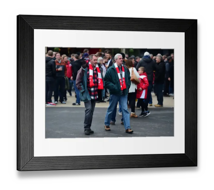 Framed Print : Sky Bet Championship Showdown: Bristol City vs Preston North End at Ashton Gate (17 / 12 / 2016)