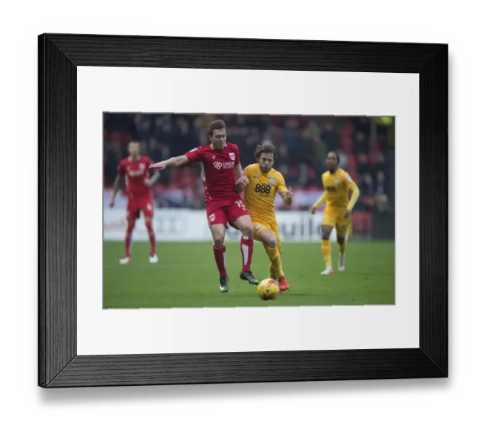 Framed Print : Battling for Supremacy: Luke Freeman vs. Ben Pearson in Bristol City vs. Preston North End Championship Clash Framed Print : Battling for Supremacy: Luke Freeman vs. Ben Pearson in Bristol City vs. Preston North End Championship Clash