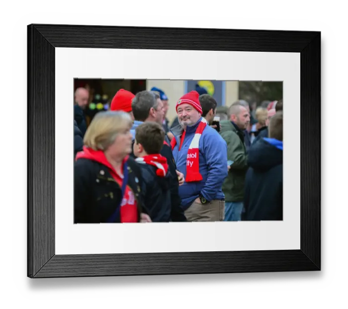 Framed Print : Bristol City Fans Gather at Ashton Gate for Sky Bet Championship Match Against Preston North End (17 / 12 / 2016) Framed Print : Bristol City Fans Gather at Ashton Gate for Sky Bet Championship Match Against Preston North End (17 / 12 / 2016)
