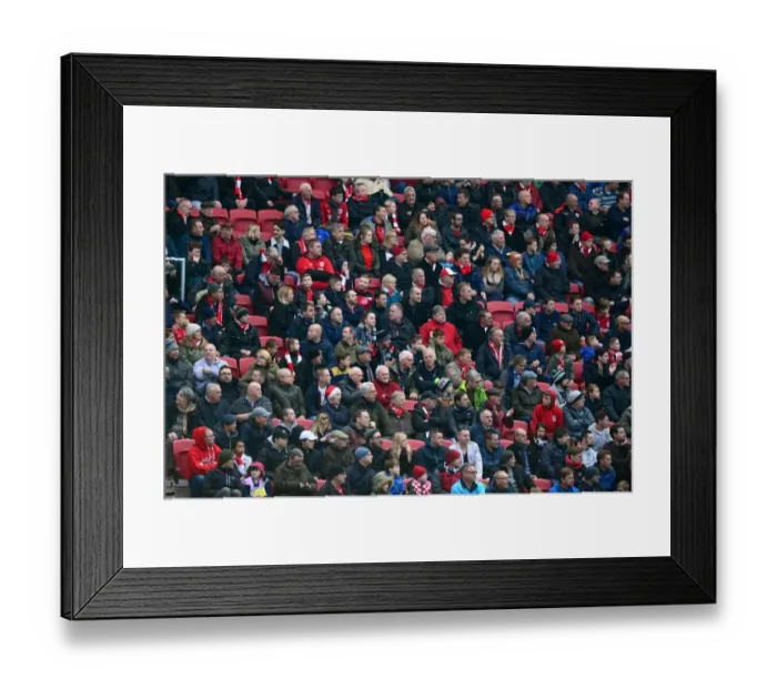 Framed Print : Passionate Bristol City Fans at Ashton Gate Stadium Framed Print : Passionate Bristol City Fans at Ashton Gate Stadium