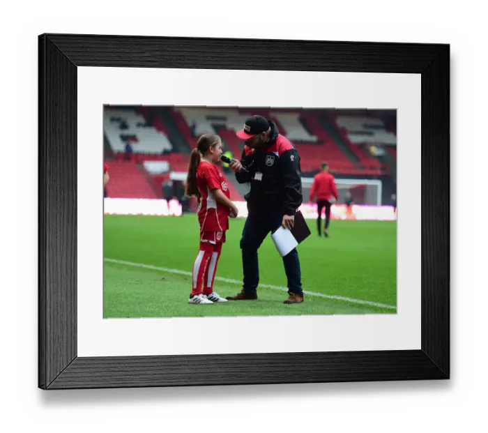 Framed Print : Sky Bet Championship Showdown: Bristol City vs Preston North End at Ashton Gate (17 / 12 / 2016)