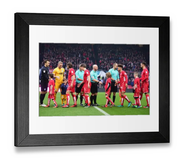 Framed Print : Sky Bet Championship Showdown: Bristol City vs Preston North End at Ashton Gate (17 / 12 / 2016)