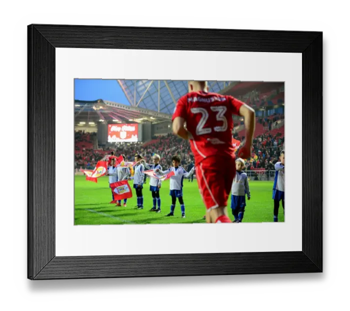 Framed Print : Bristol City Football Club: Preston North End Players Form Guard of Honor at Ashton Gate, December 17, 2016 Framed Print : Bristol City Football Club: Preston North End Players Form Guard of Honor at Ashton Gate, December 17, 2016