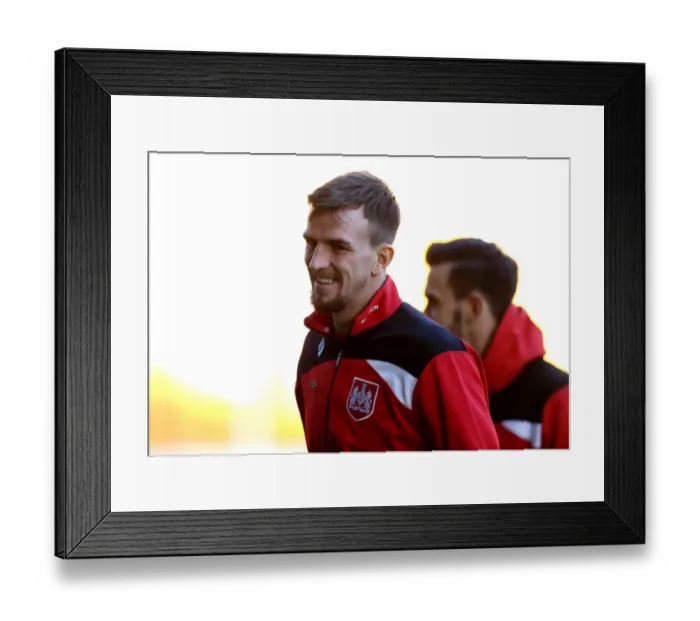 Framed Print : Aden Flint of Bristol City Faces Off Against Wolverhampton Wanderers in Championship Clash