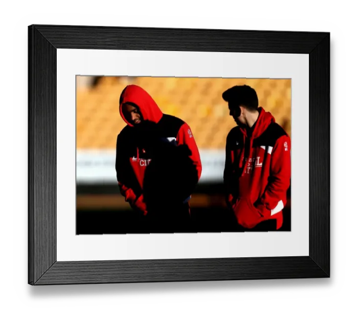 Framed Print : Bristol City's Mark Little and Callum O'Dowda in Action Against Wolverhampton Wanderers, December 2016 Framed Print : Bristol City's Mark Little and Callum O'Dowda in Action Against Wolverhampton Wanderers, December 2016