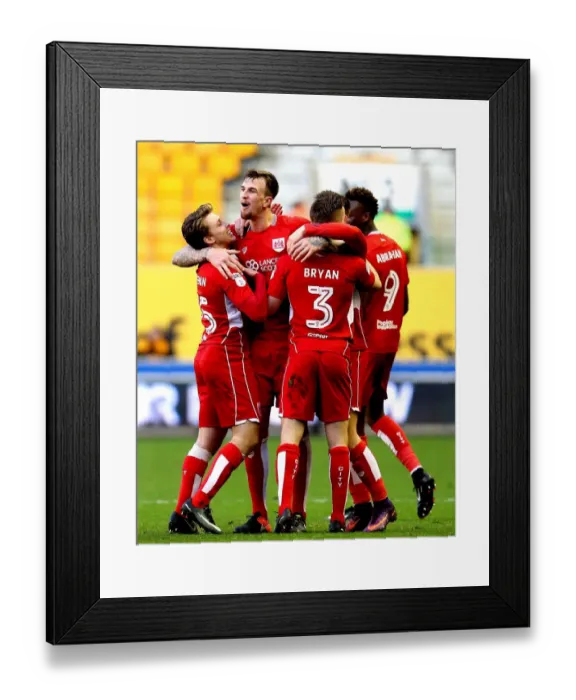 Framed Print : Dramatic Comeback: Aden Flint Scores for Bristol City at Molineux (Sky Bet Championship) Framed Print : Dramatic Comeback: Aden Flint Scores for Bristol City at Molineux (Sky Bet Championship)